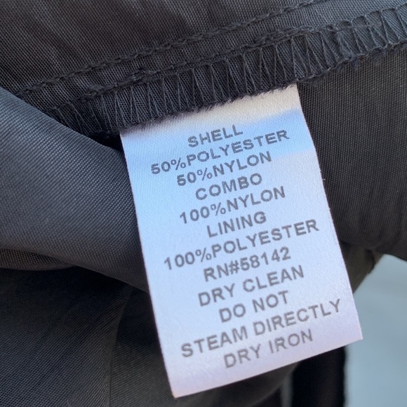 London Times Fit and Flare Dress Black/Nude Satin and Lace Dress - Picture 12 of 12